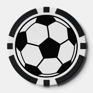 Juego De Fichas De Póquer Balón de fútbol