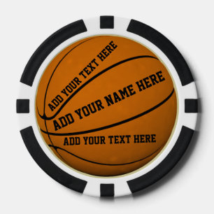 Juego De Fichas De Póquer Baloncesto