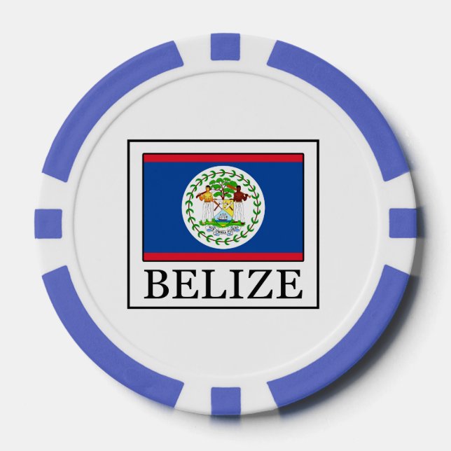Juego De Fichas De Póquer Belice (Anverso)