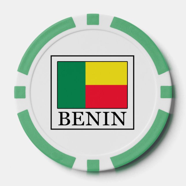 Juego De Fichas De Póquer Benín (Anverso)