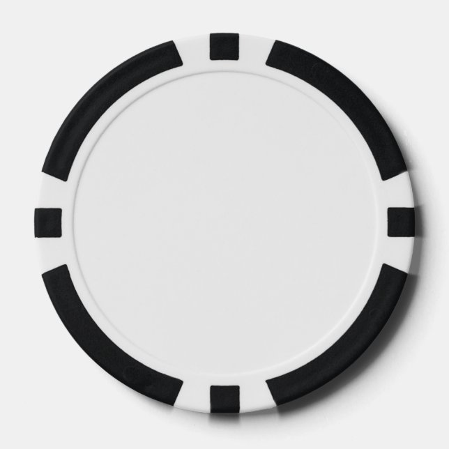 Juego De Fichas De Póquer Blanco (Anverso)