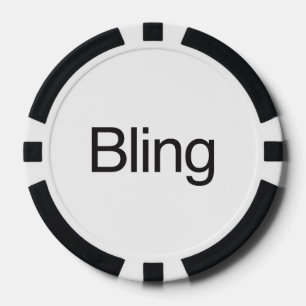 Juego De Fichas De Póquer Bling