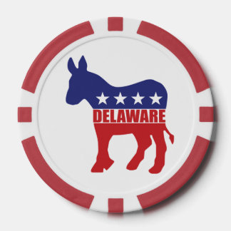 Juego De Fichas De Póquer Burro de Delaware Demócrata