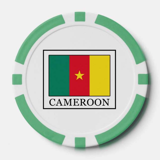 Juego De Fichas De Póquer Camerún (Anverso)