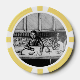Juego De Fichas De Póquer Chip de escena de barra