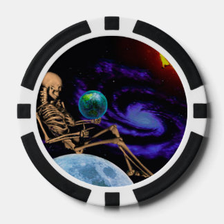 Juego De Fichas De Póquer Chips de Bones Poker