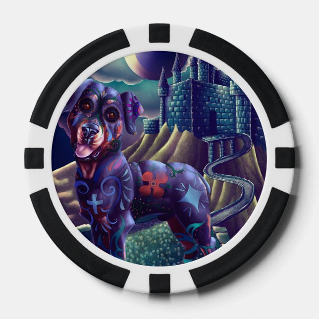 Juego De Fichas De Póquer Chips de personalizado (Anverso)