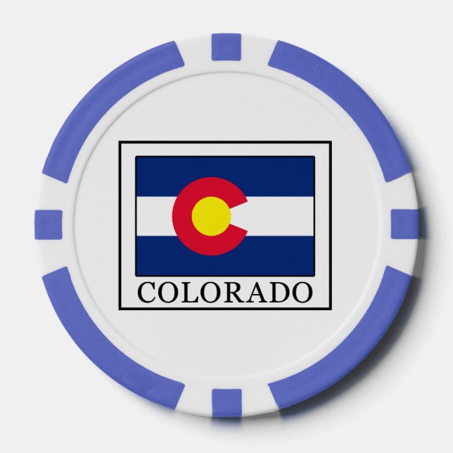 Juego De Fichas De Póquer Colorado (Anverso)