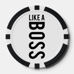 JUEGO DE FICHAS DE PÓQUER COMO BOSS