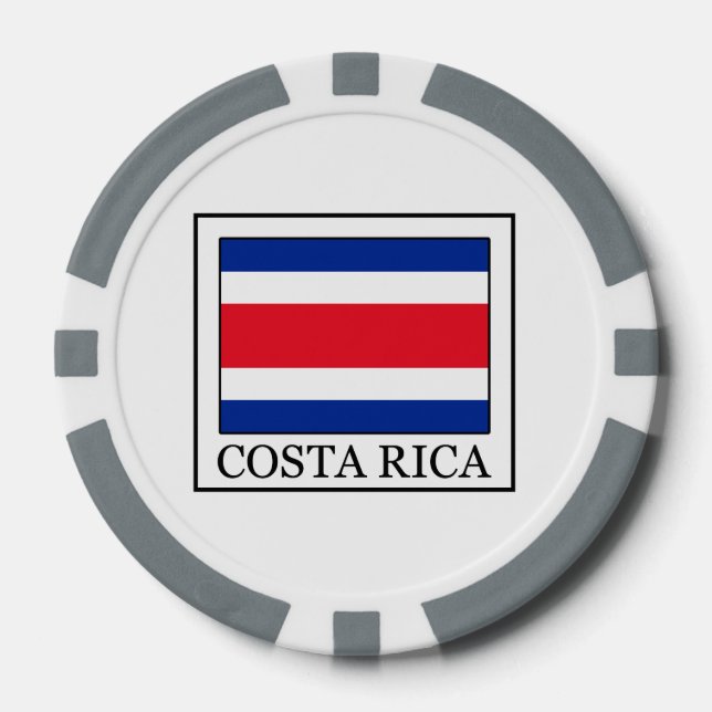 Juego De Fichas De Póquer Costa Rica (Anverso)