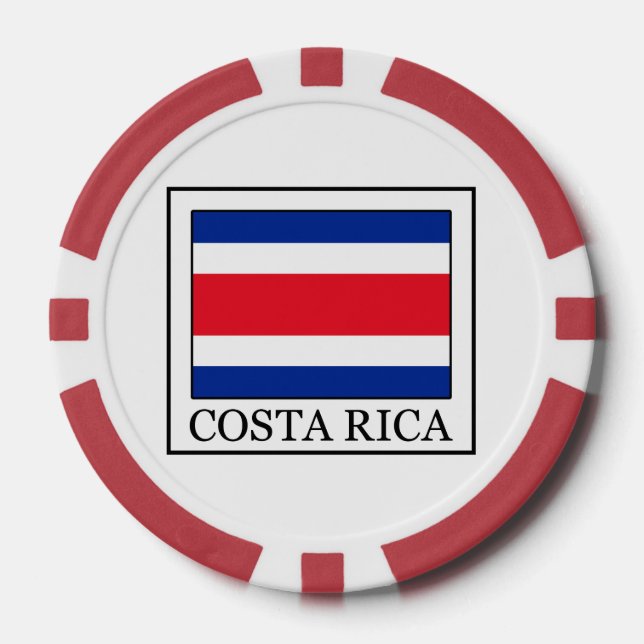 Juego De Fichas De Póquer Costa Rica (Anverso)