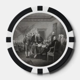 Juego De Fichas De Póquer Declaración de Independencia