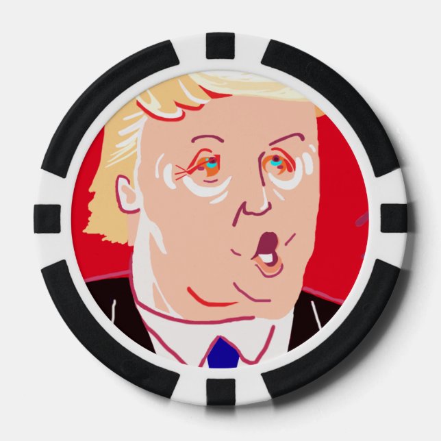 Juego De Fichas De Póquer Donald Trump (Anverso)