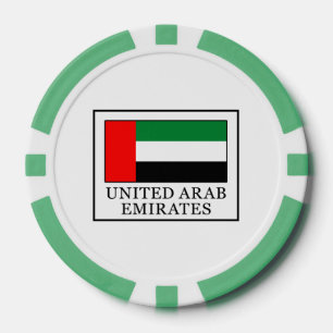 Juego De Fichas De Póquer Emiratos Árabes Unidos