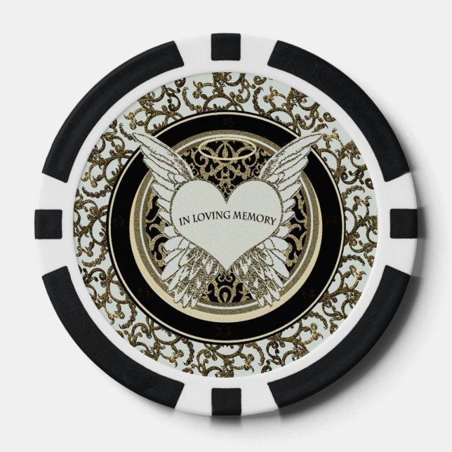 Juego De Fichas De Póquer En la memoria amorosa (Anverso)