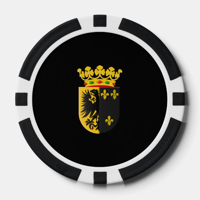 Juego De Fichas De Póquer Escudo de trabajo (Anverso)
