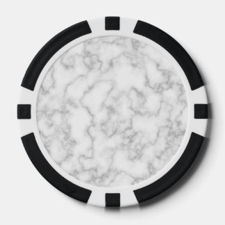 Juego De Fichas De Póquer Fondo de Piedra de Mármol Blanco Gris