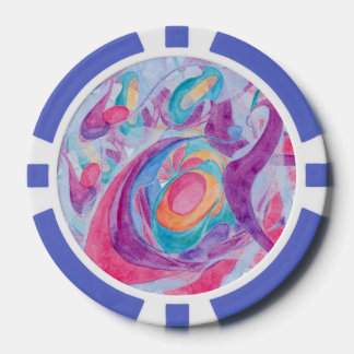 Juego De Fichas De Póquer formularios de felicitación