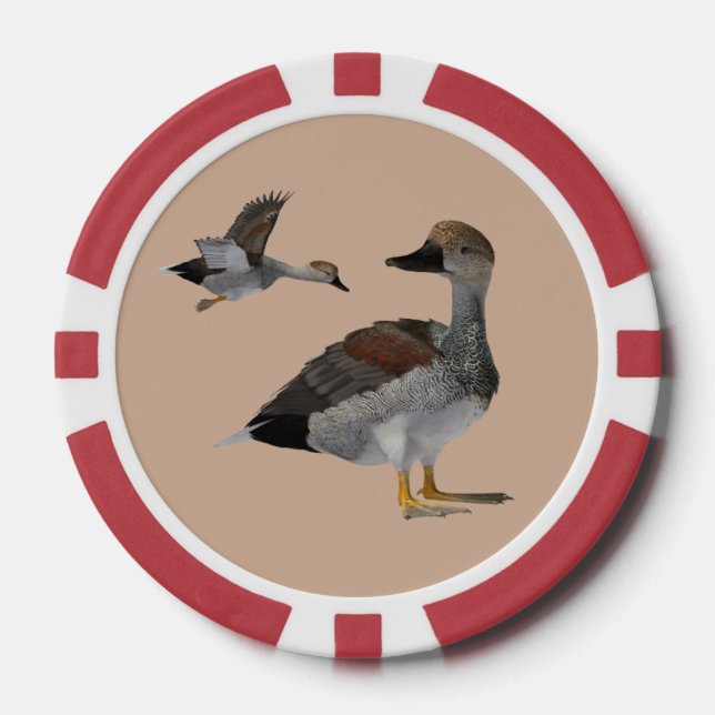 Juego De Fichas De Póquer Gadwall Poker Chips (Anverso)