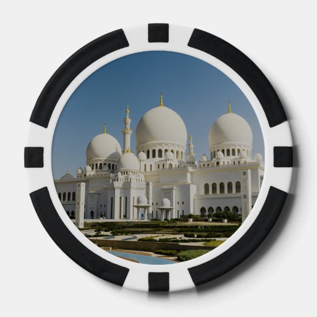 Juego De Fichas De Póquer Gran Mezquita Sheikh Zayed, Abu Dhabi (Anverso)