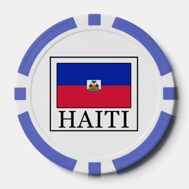 Juego De Fichas De Póquer Haití (Anverso)