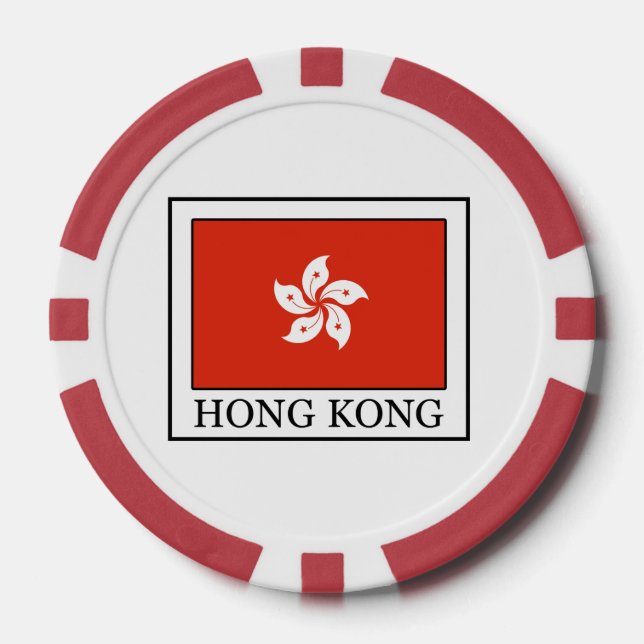 Juego De Fichas De Póquer Hong Kong (Anverso)