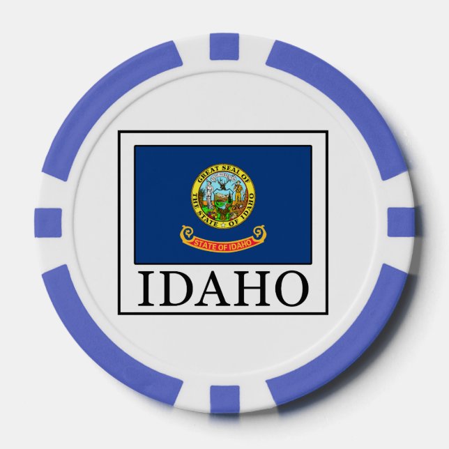Juego De Fichas De Póquer Idaho (Anverso)