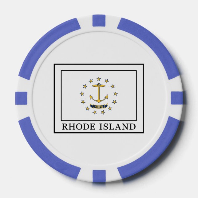 Juego De Fichas De Póquer Isla Rhode (Anverso)