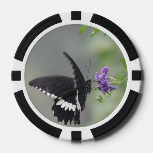 Juego De Fichas De Póquer Jardín de mariposas