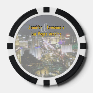 Juego De Fichas De Póquer Las Vegas personalizadas