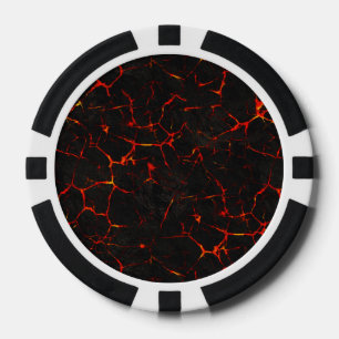 Juego De Fichas De Póquer Lava caliente de caída