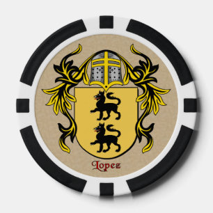 Juego De Fichas De Póquer Lopez Heraldic Arms
