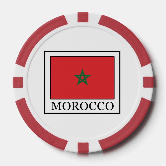 Juego De Fichas De Póquer Marruecos (Anverso)