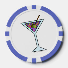 JUEGO DE FICHAS DE PÓQUER MARTINI GLASS