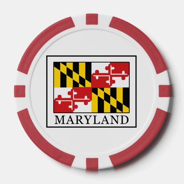 Juego De Fichas De Póquer Maryland (Anverso)