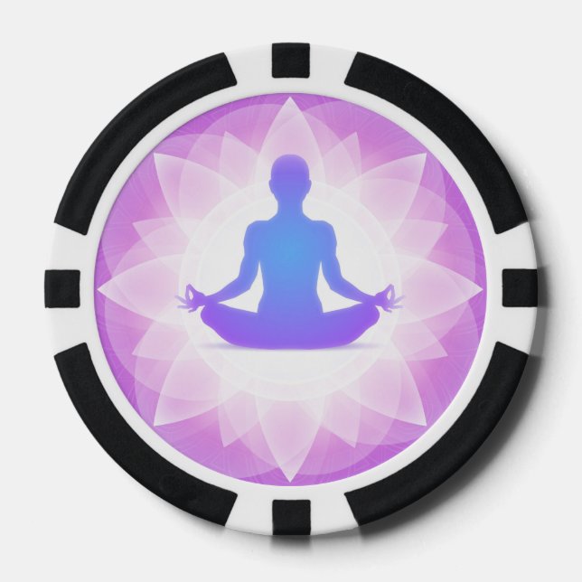 Juego De Fichas De Póquer Medición del yoga (Anverso)