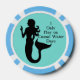 Juego De Fichas De Póquer Mermaid Casual Water Days Sea Golf Ball Marker (Back)
