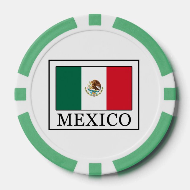 Juego De Fichas De Póquer México (Anverso)