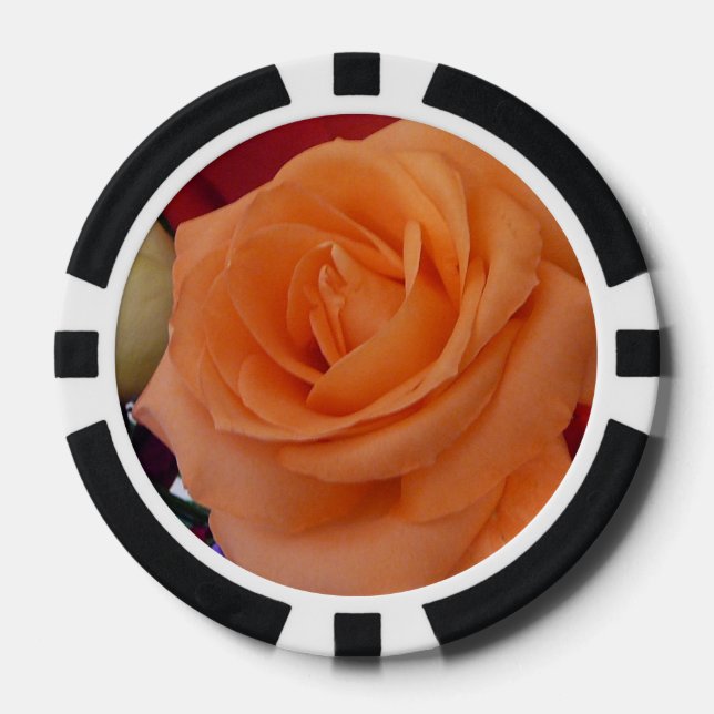 Juego De Fichas De Póquer Naranja mf (Anverso)