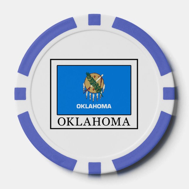 Juego De Fichas De Póquer Oklahoma (Anverso)