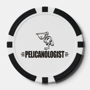 Juego De Fichas De Póquer Pelícano Divertido