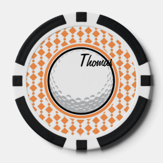 Juego De Fichas De Póquer pelota de golf