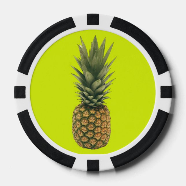 Juego De Fichas De Póquer Pineapple dulce (Anverso)