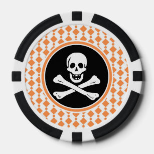 Juego De Fichas De Póquer Pirate Jolly Roger, Edward Inglaterra