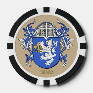 Juego De Fichas De Póquer Ruiz Heraldic Arms