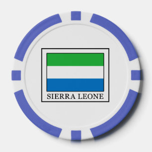 Juego De Fichas De Póquer Sierra Leona