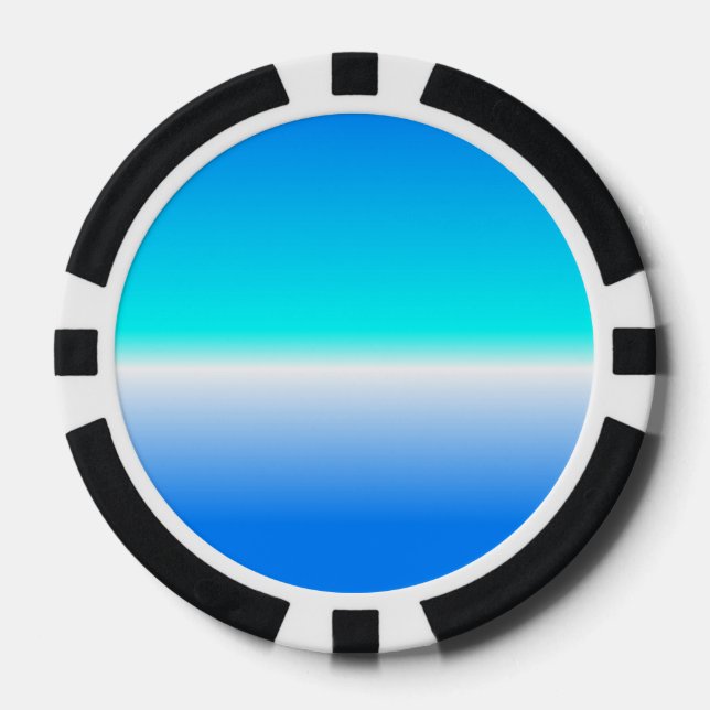 Juego De Fichas De Póquer Skyline (Anverso)