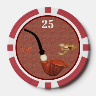 Juego De Fichas De Póquer Teddy Poker Chip Red Mushrooms