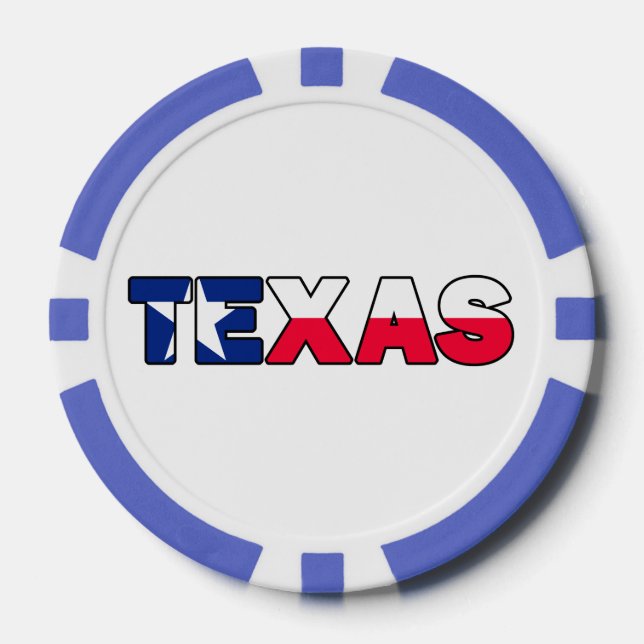 Juego De Fichas De Póquer Texas (Anverso)