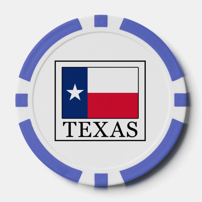Juego De Fichas De Póquer Texas (Anverso)